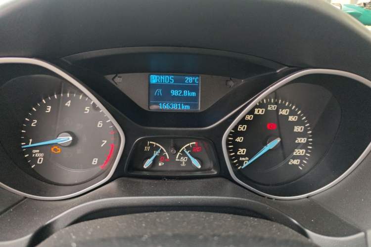 Used Ford Focus 2012 Hatchback 1.6L Automatic Comfort Model Odometer Close Up