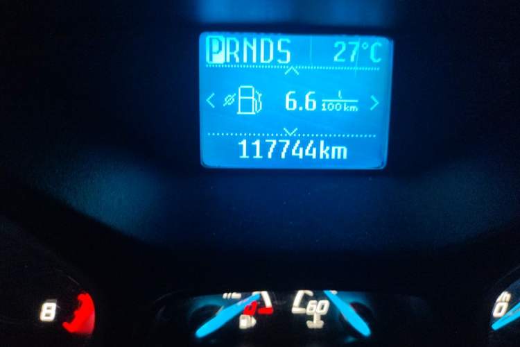 Used Ford Focus 2012 Sedan 1.6L Automatic Fashion Edition Odometer Close Up