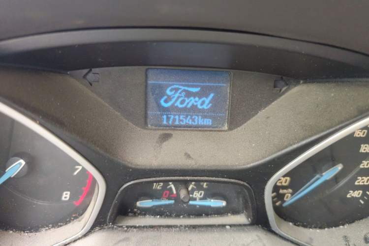 Used Ford Focus 2012 Sedan 1.6L Automatic Comfort Model Odometer Close Up