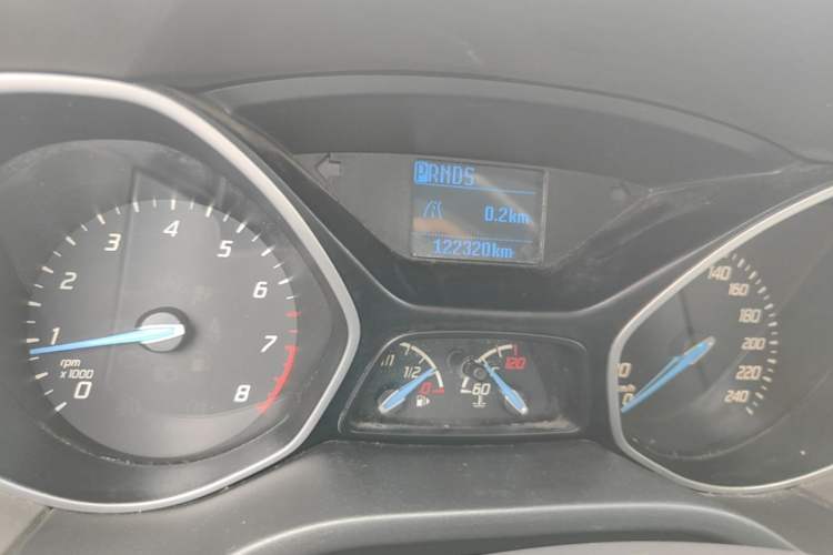 Used Ford Focus 2012 Hatchback 1.6L Automatic Comfort Model Odometer Close Up