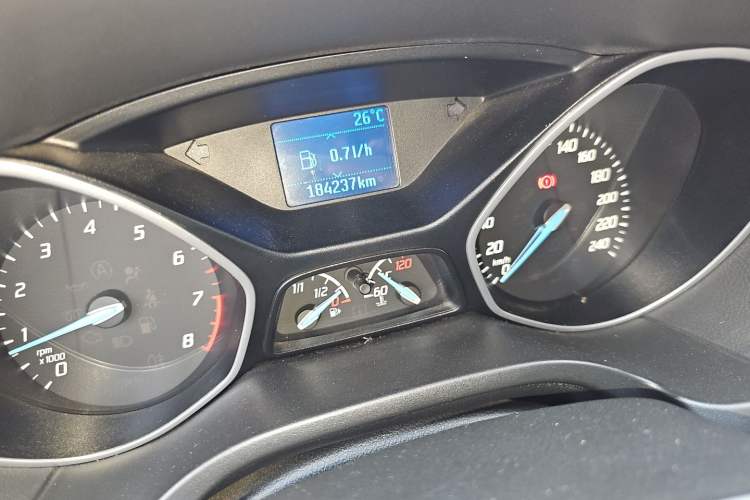 Used Ford Focus 2012 Hatchback 1.6L Manual Comfort Model Odometer Close Up