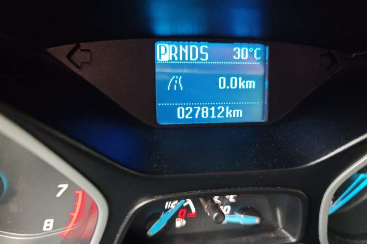 Used Ford Focus 2012 Hatchback 1.6L Automatic Comfort Model Odometer Close Up