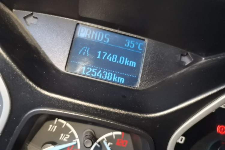 Used Ford Focus 2012 Hatchback 1.6L Automatic Comfort Model Odometer Close Up