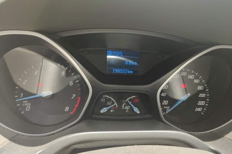 Used Ford Focus 2012 Sedan 1.6L Automatic Comfort Model Odometer Close Up