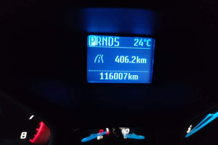 Used Ford Focus 2012 Sedan 1.6L Automatic Comfort Model Odometer Close Up