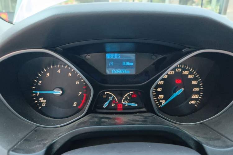 Used Ford Focus 2012 Sedan 1.6L Automatic Comfort Model Odometer Close Up