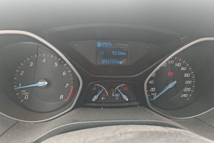 Used Ford Focus 2012 Hatchback 1.6L Automatic Comfort Model Odometer Close Up