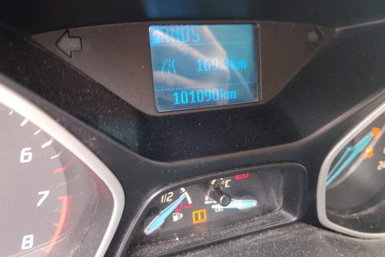 Used Ford Focus 2012 Sedan 1.6L Automatic Comfort Model Odometer Close Up
