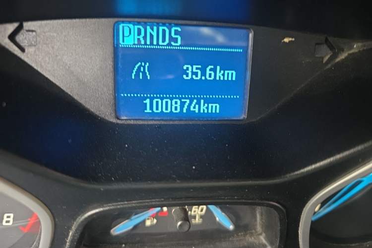 Used Ford Focus 2012 Hatchback 1.6L Automatic Comfort Model Odometer Close Up