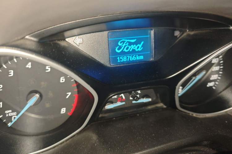Used Ford Focus 2012 Sedan 1.6L Automatic Comfort Model Odometer Close Up