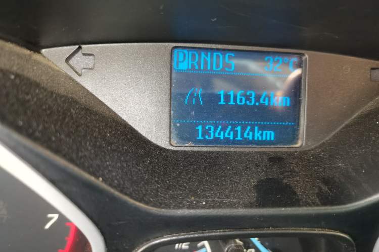 Used Ford Focus 2012 Sedan 1.6L Automatic Comfort Model Odometer Close Up