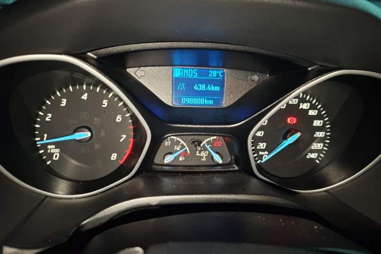 Used Ford Focus 2012 Hatchback 1.6L Automatic Comfort Model Odometer Close Up