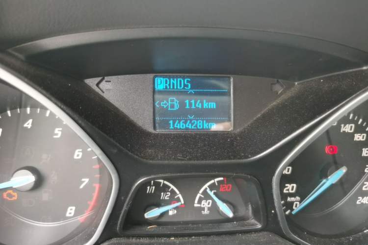 Used Ford Focus 2012 Hatchback 1.6L Automatic Fashion Edition Odometer Close Up