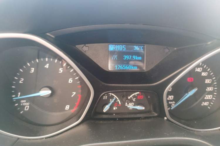 Used Ford Focus 2012 Hatchback 1.6L Automatic Comfort Model Odometer Close Up