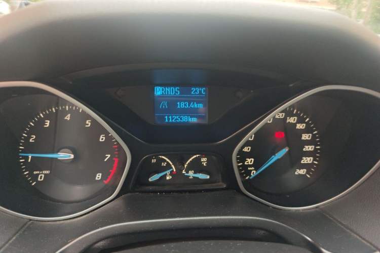 Used Ford Focus 2012 Hatchback 1.6L Automatic Comfort Model Odometer Close Up