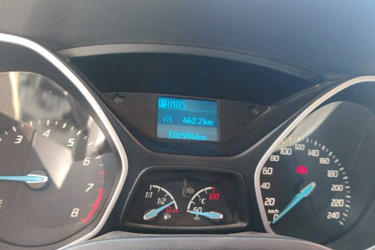 Used Ford Focus 2012 Hatchback 1.6L Automatic Comfort Model Odometer Close Up