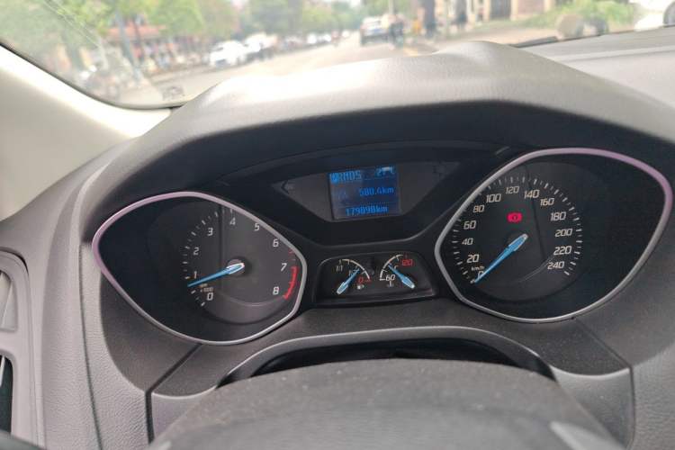 Used Ford Focus 2012 Hatchback 1.6L Automatic Comfort Model Odometer Close Up