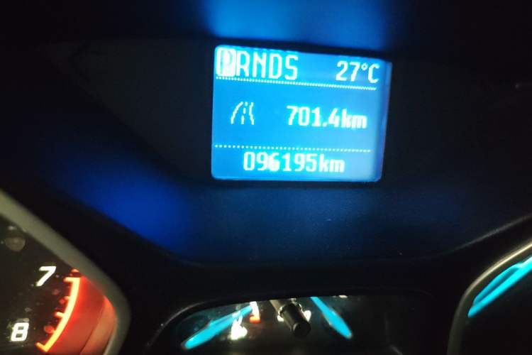 Used Ford Focus 2012 Hatchback 1.6L Automatic Comfort Model Odometer Close Up