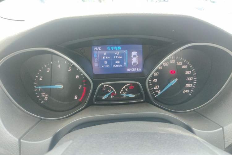 Used Ford Focus 2012 Hatchback 2.0L Manual Luxury Sport Model Odometer Close Up