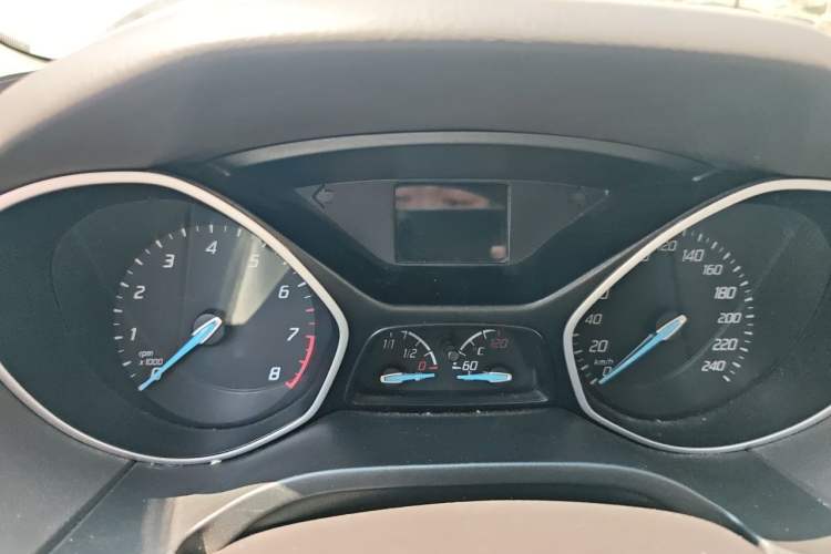 Used Ford Focus 2012 Sedan 1.6L Automatic Comfort Model Odometer Close Up