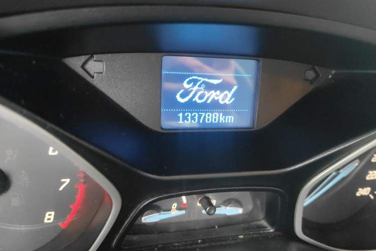 Used Ford Focus 2012 Sedan 1.6L Manual Comfort Model Odometer Close Up