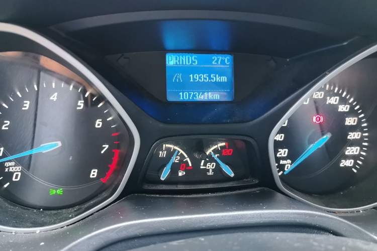 Used Ford Focus 2012 Hatchback 1.6L Automatic Comfort Model Odometer Close Up
