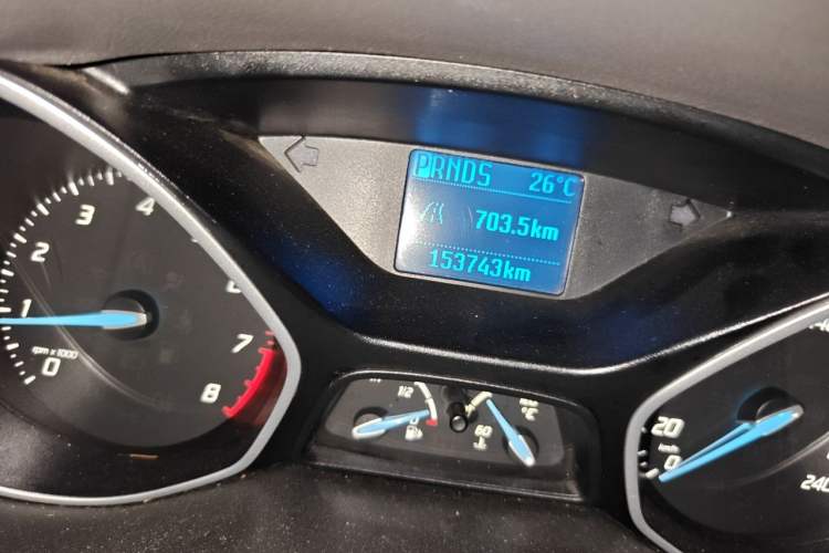 Used Ford Focus 2012 Sedan 1.6L Automatic Comfort Model Odometer Close Up