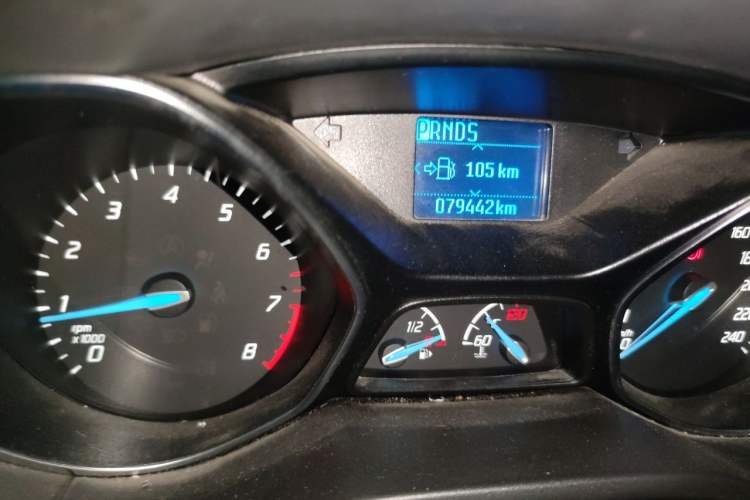 Used Ford Focus 2012 Hatchback 1.6L Automatic Fashion Edition Odometer Close Up