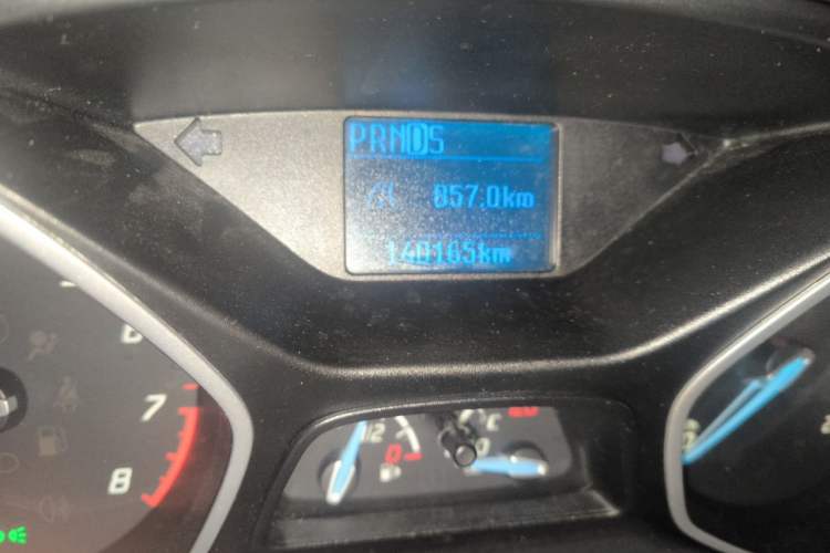 Used Ford Focus 2012 Hatchback 1.6L Automatic Comfort Model Odometer Close Up