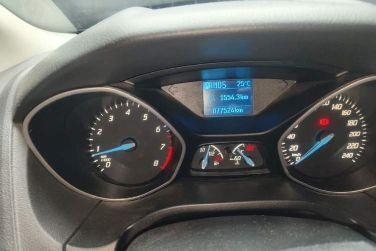Used Ford Focus 2012 Hatchback 1.6L Automatic Comfort Model Odometer Close Up