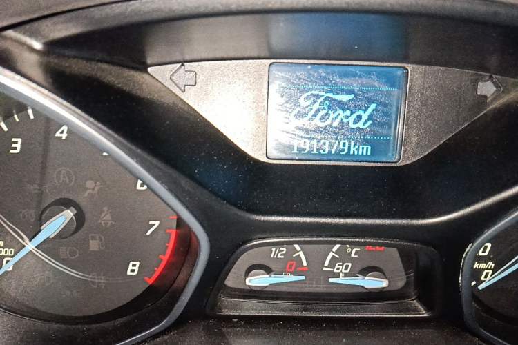 Used Ford Focus 2012 Sedan 1.6L Automatic Fashion Edition Odometer Close Up
