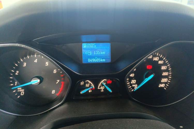Used Ford Focus 2012 Hatchback 1.6L Automatic Fashion Edition Odometer Close Up