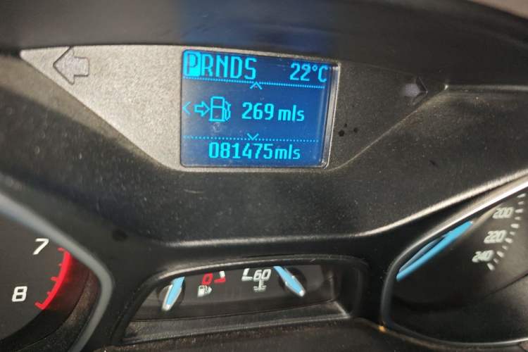 Used Ford Focus 2012 Hatchback 1.6L Automatic Fashion Edition Odometer Close Up