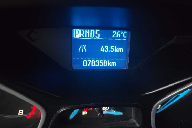 Used Ford Focus 2012 Hatchback 1.6L Automatic Comfort Model Odometer Close Up