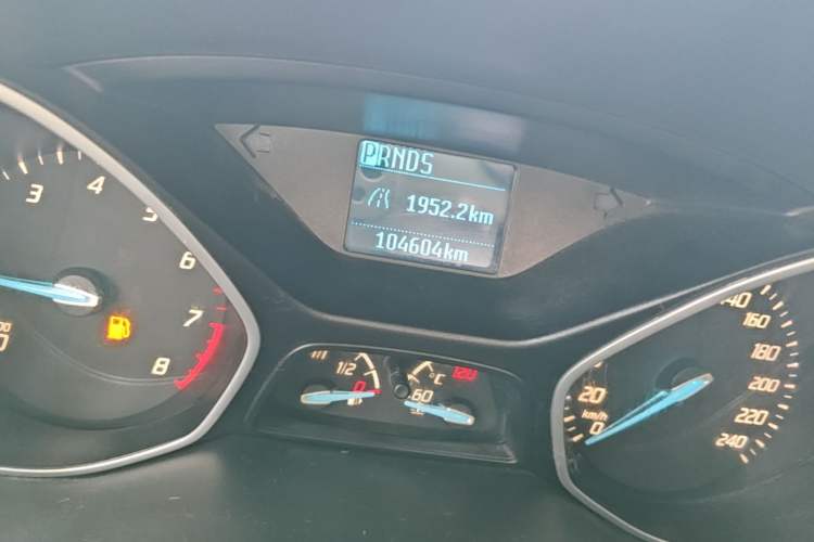 Used Ford Focus 2012 Hatchback 1.6L Automatic Comfort Model Odometer Close Up