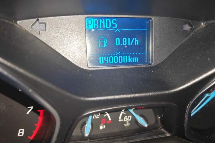 Used Ford Focus 2012 Hatchback 1.6L Automatic Fashion Edition Odometer Close Up