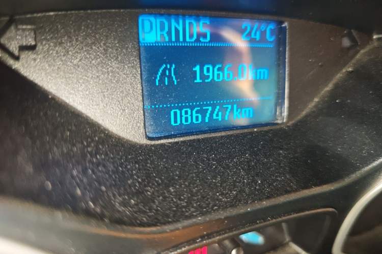 Used Ford Focus 2012 Sedan 1.6L Automatic Comfort Model Odometer Close Up