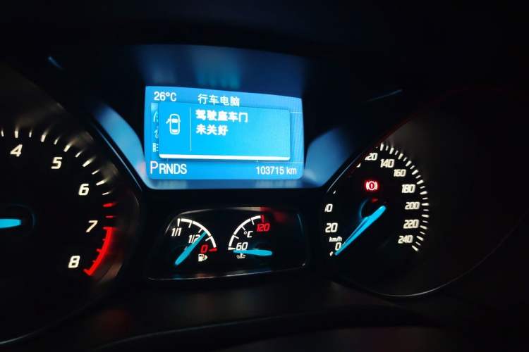 Used Ford Focus 2012 Hatchback 2.0L Automatic Luxury Sport Model Odometer Close Up