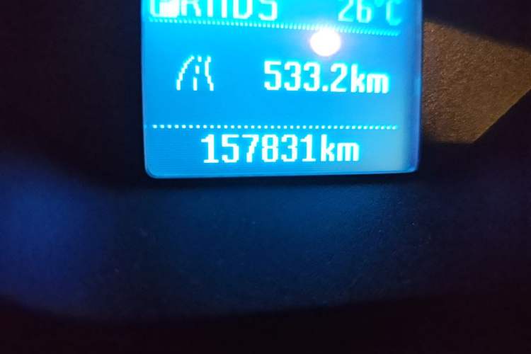 Used Ford Focus 2012 Hatchback 1.6L Automatic Comfort Model Odometer Close Up