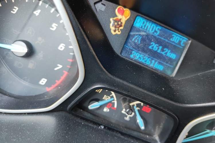 Used Ford Focus 2012 Hatchback 1.6L Automatic Comfort Model Odometer Close Up
