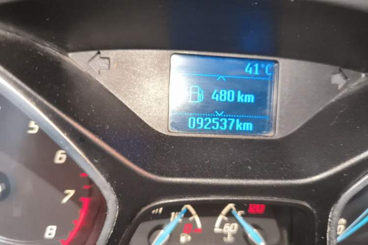 Used Ford Focus 2012 Sedan 1.6L Manual Fashion Edition Odometer Close Up