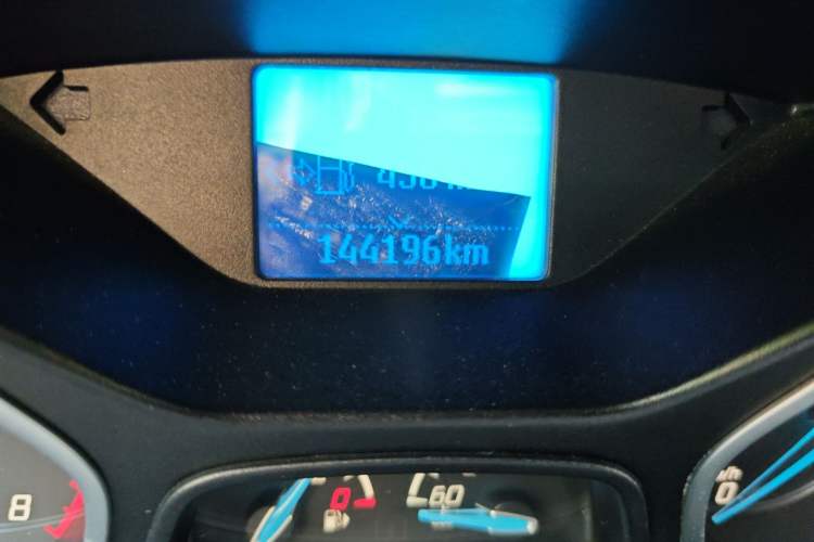 Used Ford Focus 2012 Sedan 1.6L Automatic Fashion Edition Odometer Close Up