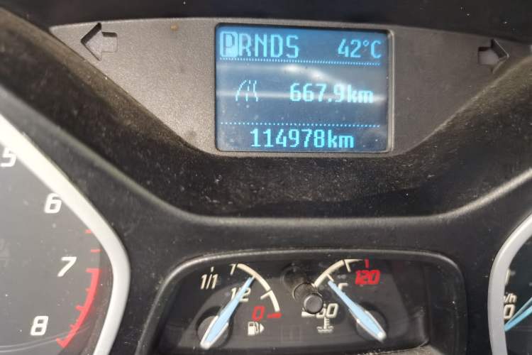 Used Ford Focus 2012 Hatchback 1.6L Automatic Comfort Model Odometer Close Up
