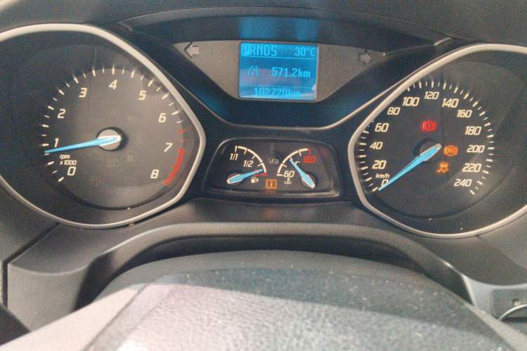 Used Ford Focus 2012 Hatchback 1.6L Automatic Comfort Model Odometer Close Up