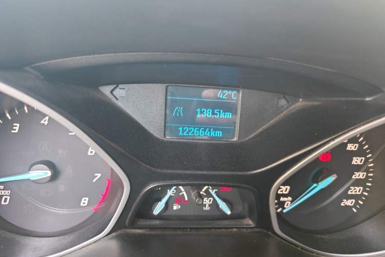 Used Ford Focus 2012 Hatchback 1.6L Manual Comfort Model Odometer Close Up