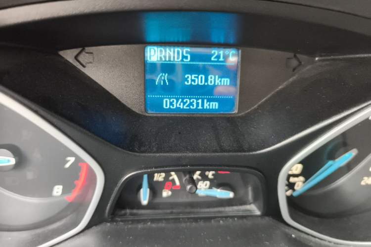 Used Ford Focus 2012 Hatchback 1.6L Automatic Comfort Model Odometer Close Up