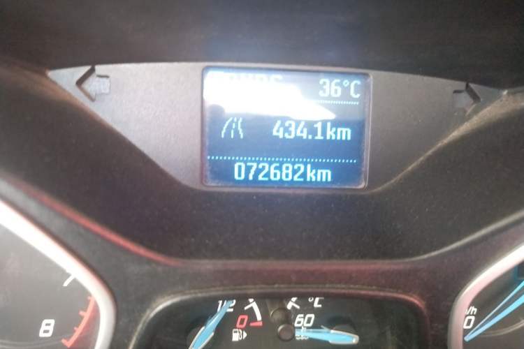 Used Ford Focus 2012 Hatchback 1.6L Automatic Comfort Model Odometer Close Up