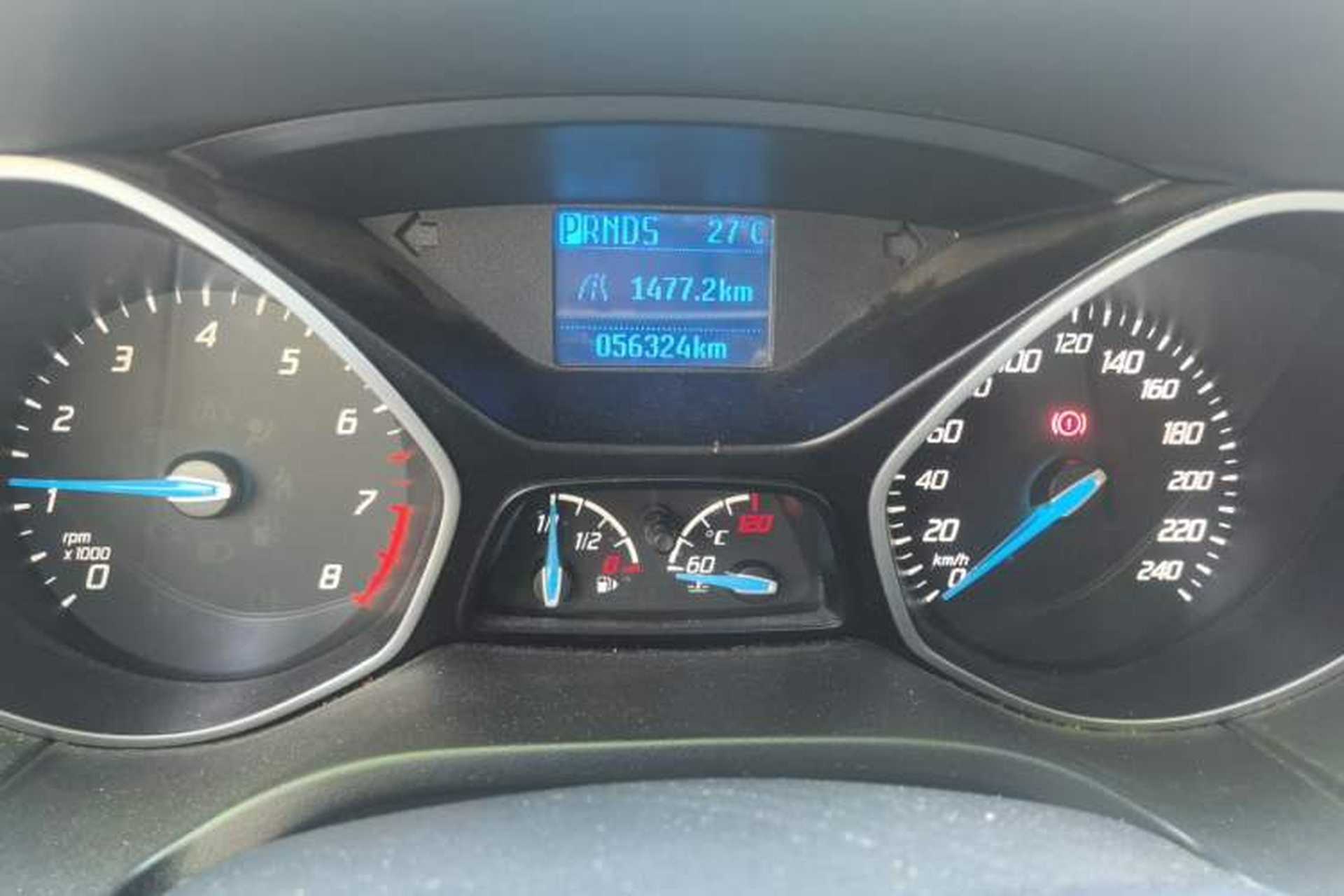 Used Ford Focus 2012 Hatchback 1.6L Automatic Comfort Model Odometer Close Up
