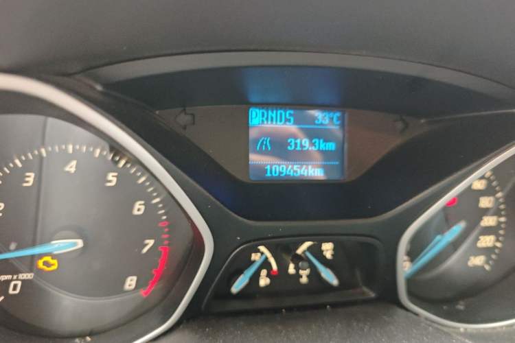 Used Ford Focus 2012 Hatchback 1.6L Automatic Comfort Model Odometer Close Up