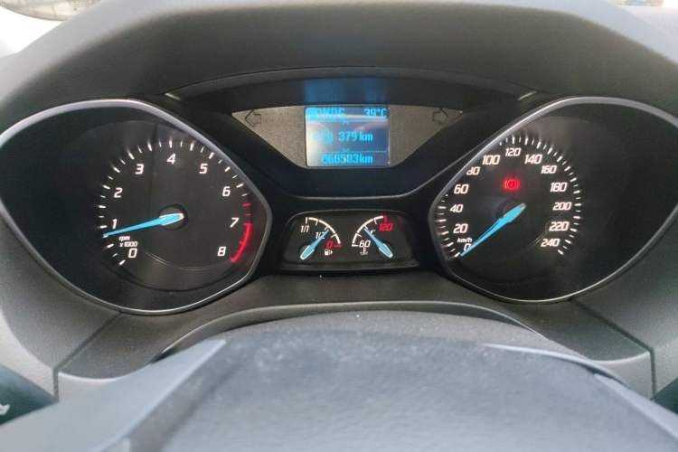 Used Ford Focus 2012 Hatchback 1.6L Automatic Fashion Edition Odometer Close Up